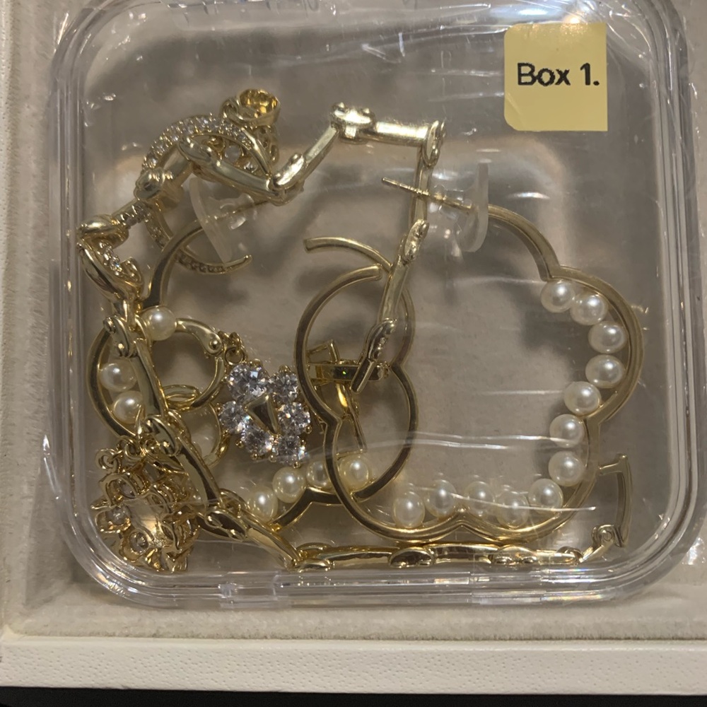 Elegant Gold Plated Jewelry Bundle Box 1